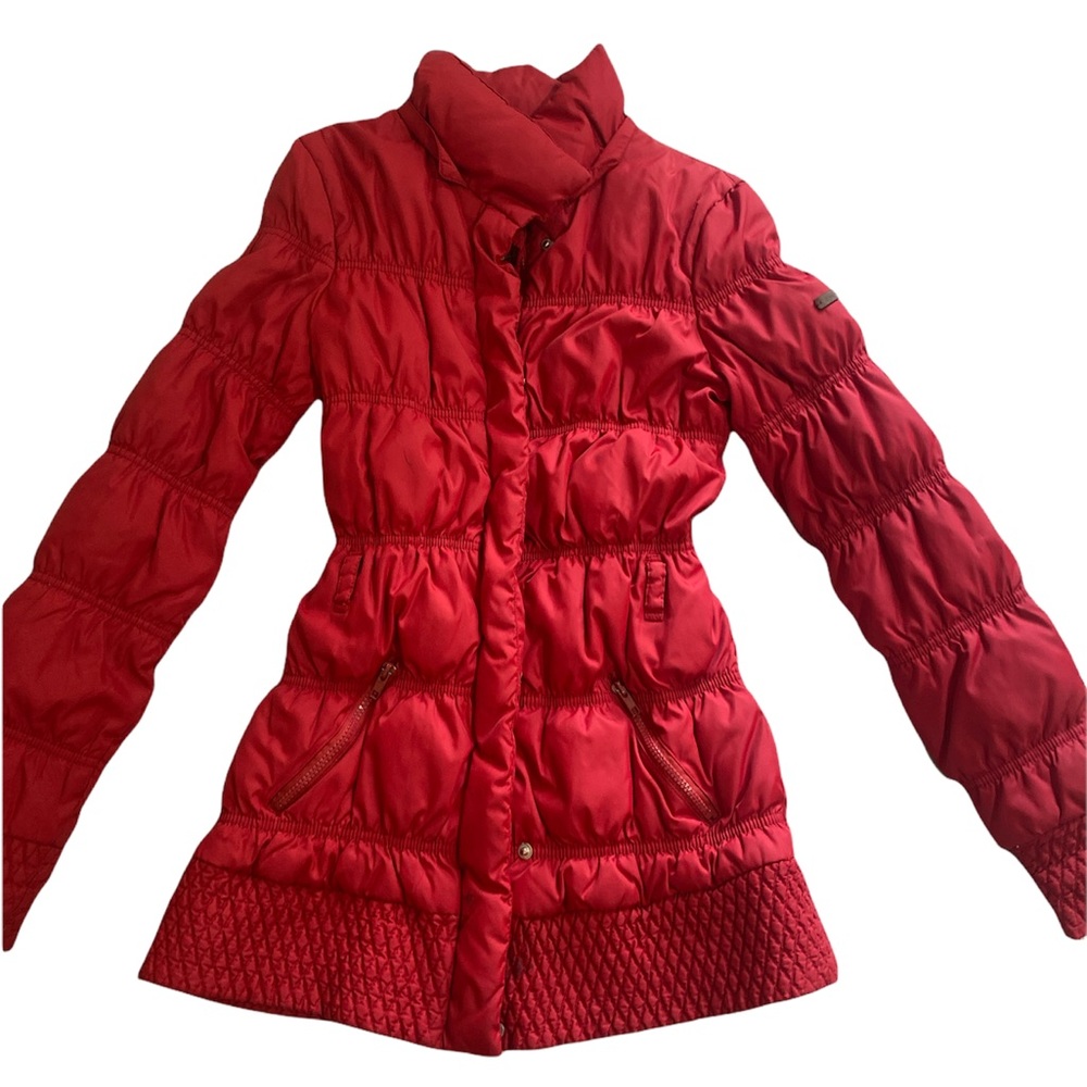 Beautiful red winter coat